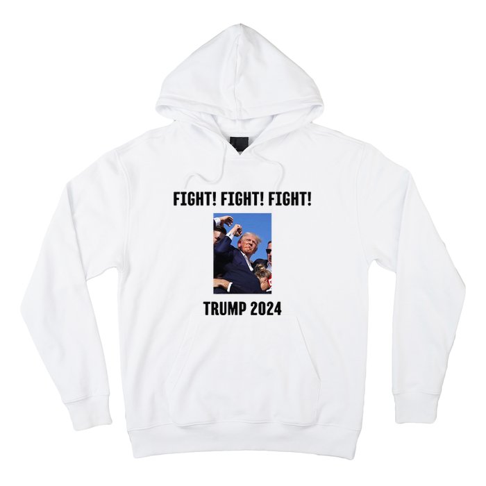 Trump Rally Campaign 2024 Fight Fight Fight Hoodie