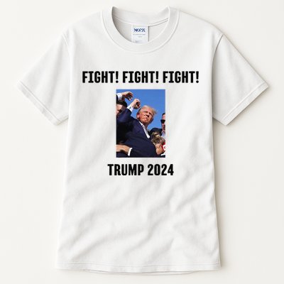 Trump Rally Campaign 2024 Fight Fight Fight Tall T-Shirt