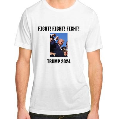 Trump Rally Campaign 2024 Fight Fight Fight Adult ChromaSoft Performance T-Shirt