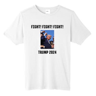 Trump Rally Campaign 2024 Fight Fight Fight Tall Fusion ChromaSoft Performance T-Shirt