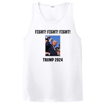 Trump Rally Campaign 2024 Fight Fight Fight PosiCharge Competitor Tank