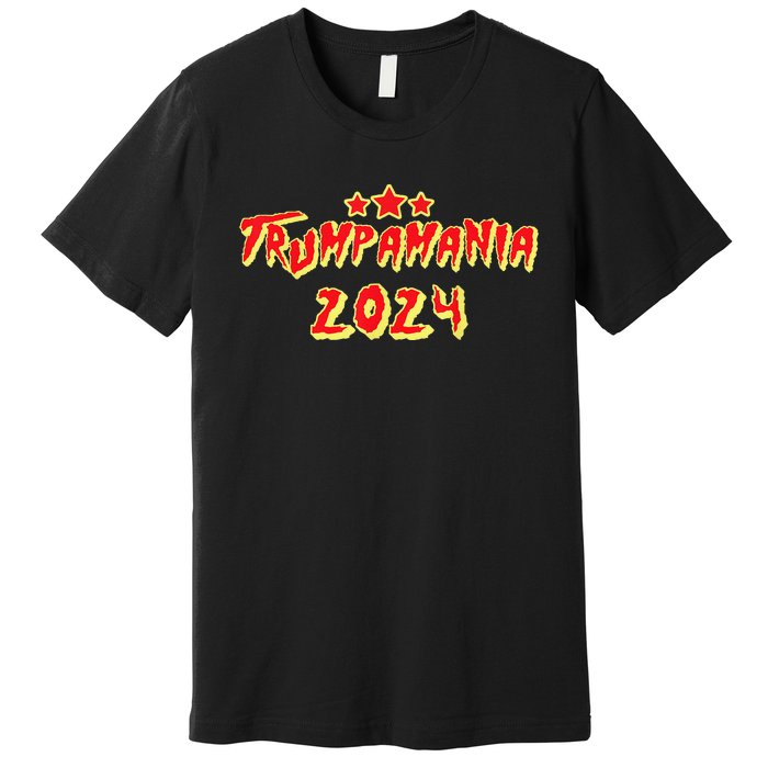 Trump Republican Convention Wrestling Meme Trumpamania Premium T-Shirt