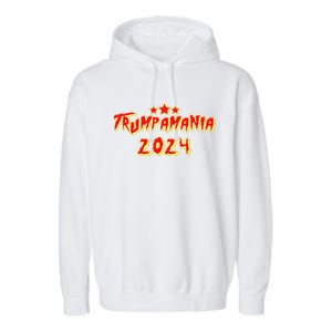 Trump Republican Convention Wrestling Meme Trumpamania Garment-Dyed Fleece Hoodie