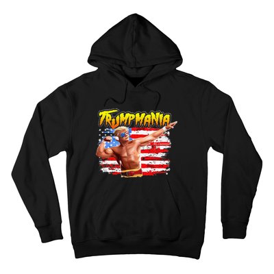 Trump Republican Convention Wrestling Meme Trumpamania Hoodie