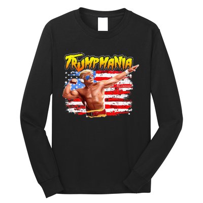 Trump Republican Convention Wrestling Meme Trumpamania Long Sleeve Shirt