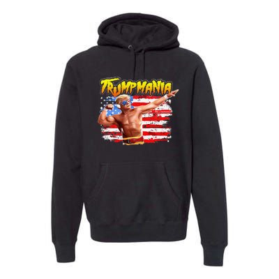 Trump Republican Convention Wrestling Meme Trumpamania Premium Hoodie