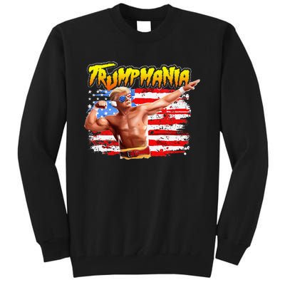 Trump Republican Convention Wrestling Meme Trumpamania Tall Sweatshirt