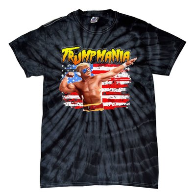 Trump Republican Convention Wrestling Meme Trumpamania Tie-Dye T-Shirt