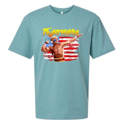 Trump Republican Convention Wrestling Meme Trumpamania Sueded Cloud Jersey T-Shirt