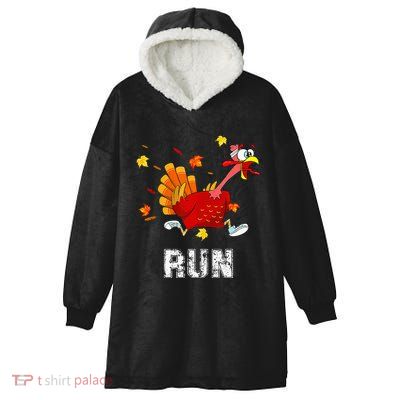 Turkey Run Costume Thanksgiving Running Turkey Trot Hooded Wearable Blanket