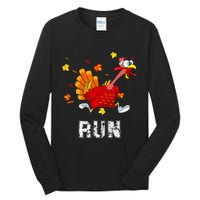 Turkey Run Costume Thanksgiving Running Turkey Trot Tall Long Sleeve T-Shirt