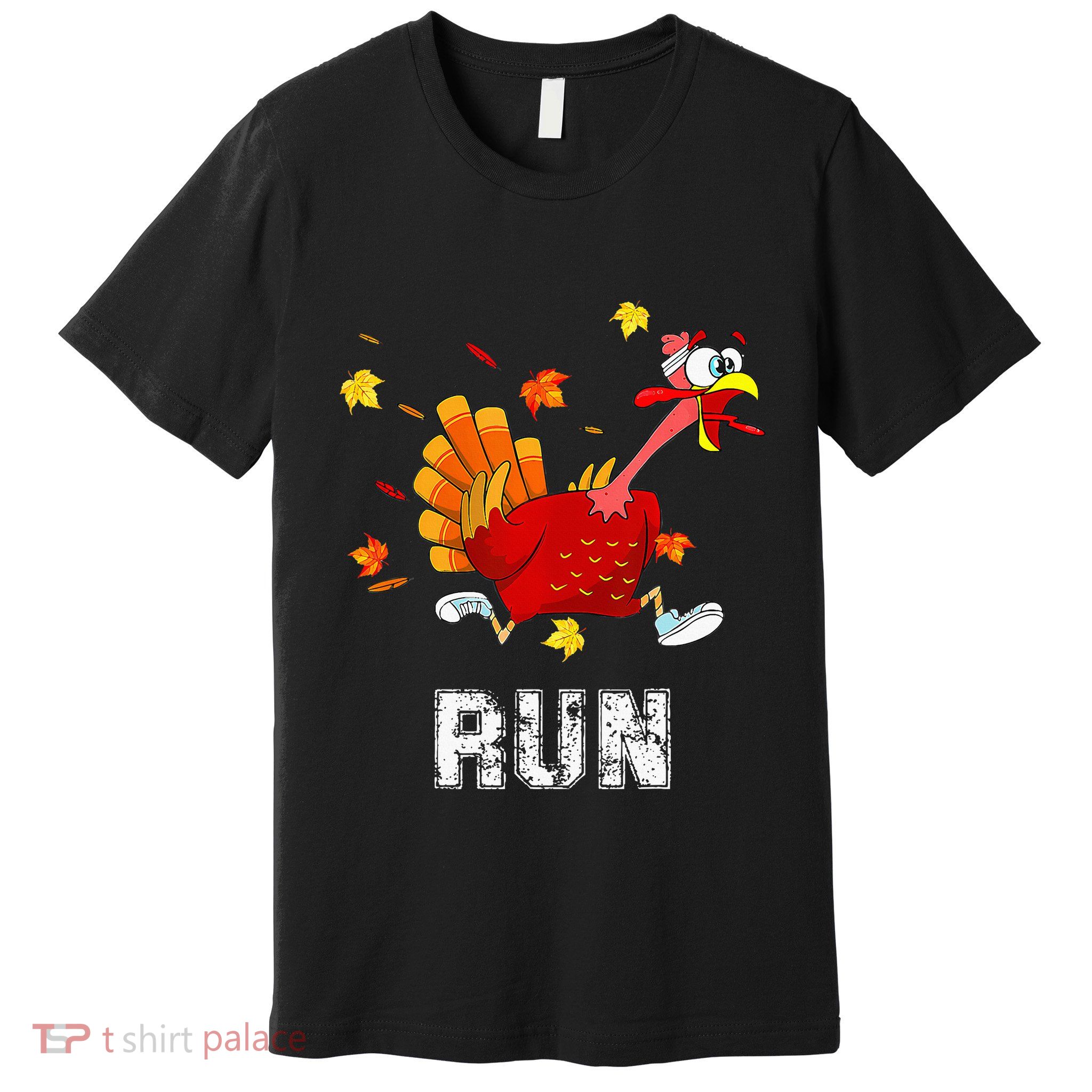 Turkey Run Costume Thanksgiving Running Turkey Trot Premium T-Shirt