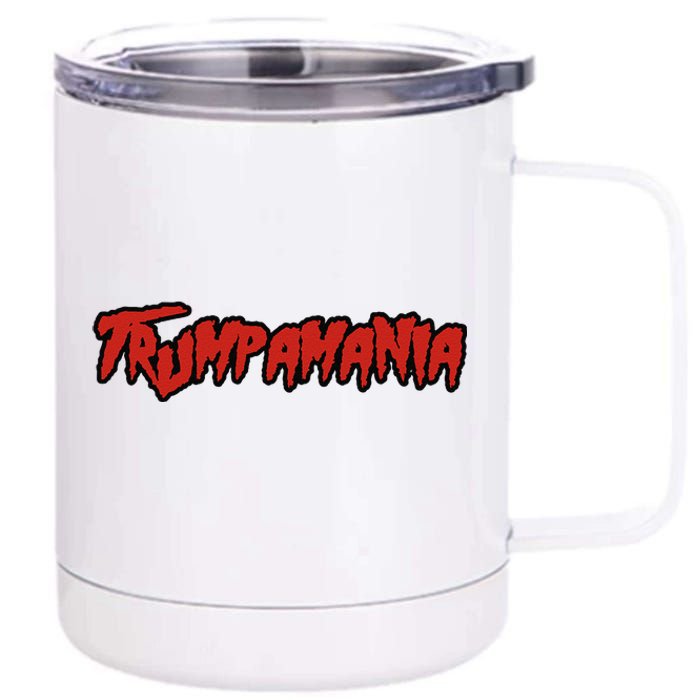 Trump Republican Convention Wrestling Meme Trumpamania 12 oz Stainless Steel Tumbler Cup