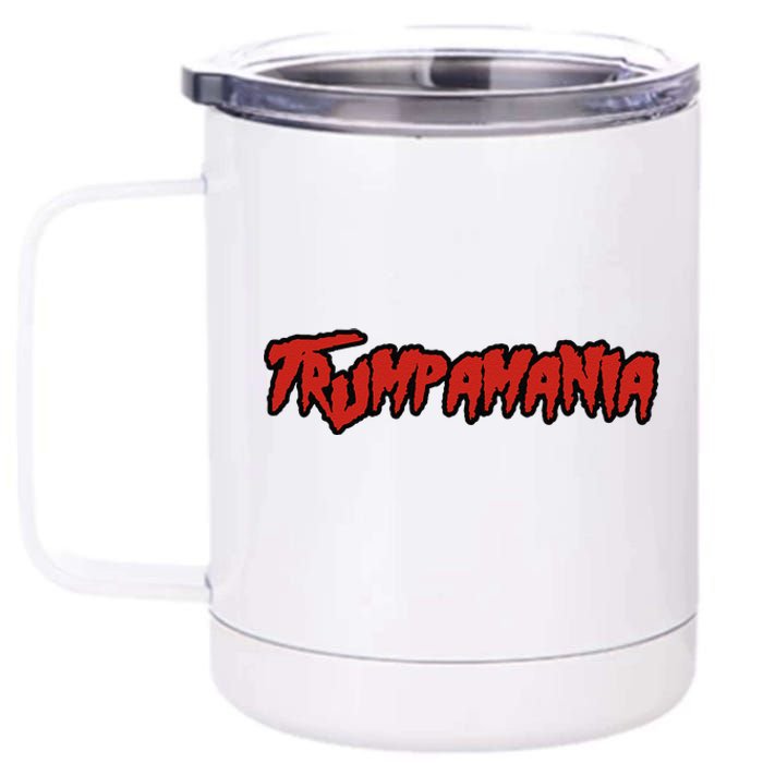 Trump Republican Convention Wrestling Meme Trumpamania 12 oz Stainless Steel Tumbler Cup