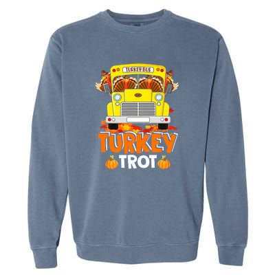 Turkey Run Costume Thanksgiving Running Turkey Trot Garment-Dyed Sweatshirt