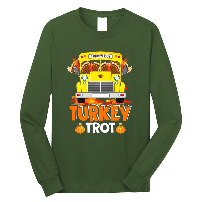 Turkey Run Costume Thanksgiving Running Turkey Trot Long Sleeve Shirt