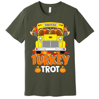 Turkey Run Costume Thanksgiving Running Turkey Trot Premium T-Shirt