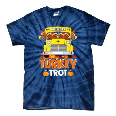 Turkey Run Costume Thanksgiving Running Turkey Trot Tie-Dye T-Shirt