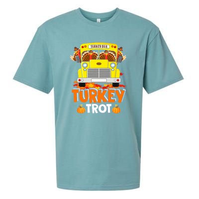 Turkey Run Costume Thanksgiving Running Turkey Trot Sueded Cloud Jersey T-Shirt