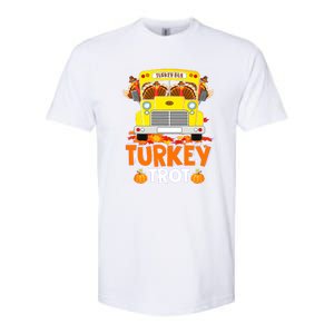 Turkey Run Costume Thanksgiving Running Turkey Trot Softstyle® CVC T-Shirt