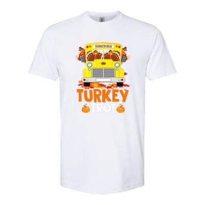 Turkey Run Costume Thanksgiving Running Turkey Trot Softstyle CVC T-Shirt