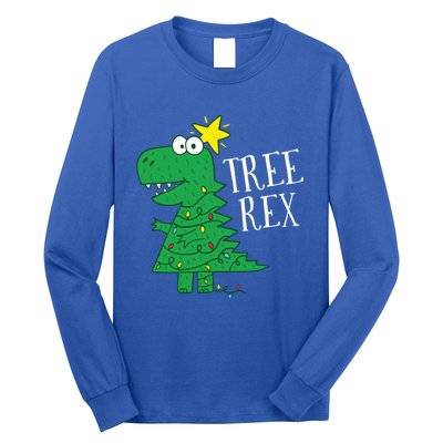 Tree Rex Christmas Dinosaur Christmas Gift Long Sleeve Shirt