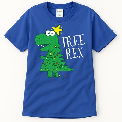 Tree Rex Christmas Dinosaur Christmas Gift Tall T-Shirt