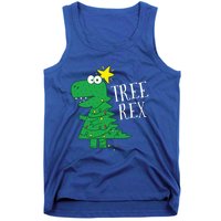 Tree Rex Christmas Dinosaur Christmas Gift Tank Top