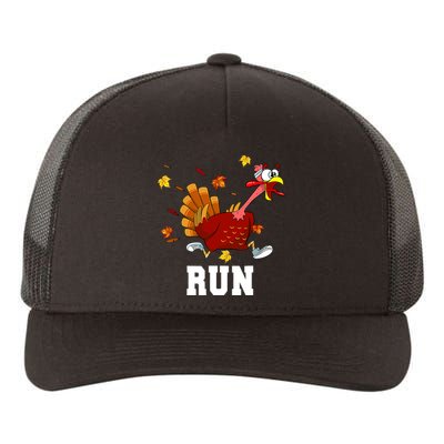 Turkey Run Costume Thanksgiving Running Turkey Trot Yupoong Adult 5-Panel Trucker Hat