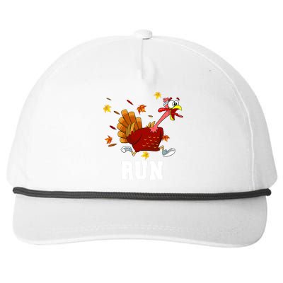 Turkey Run Costume Thanksgiving Running Turkey Trot Snapback Five-Panel Rope Hat