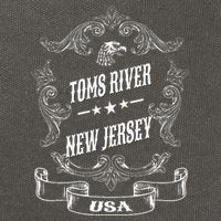 Toms River City New Jersey Cotton Canvas Backpack