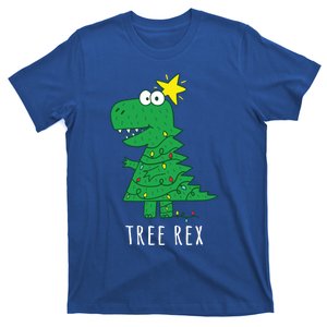 Tree Rex Christmas Gift T Rex Dinosaur Christmas Gift T-Shirt