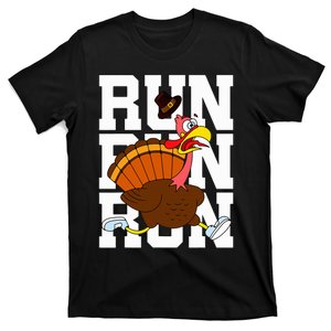 Turkey Run Costume Thanksgiving Running Turkey Trot T-Shirt