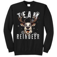 Team Reindeer Christmas Theme Funny Reindeer Tank Top Sweatshirt