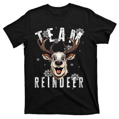 Team Reindeer Christmas Theme Funny Reindeer Tank Top T-Shirt