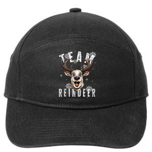 Team Reindeer Christmas Theme Funny Reindeer Tank Top 7-Panel Snapback Hat