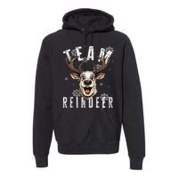 Team Reindeer Christmas Theme Funny Reindeer Tank Top Premium Hoodie