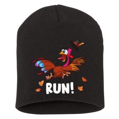 Turkey Run Costume Thanksgiving Running Turkey Trot Short Acrylic Beanie