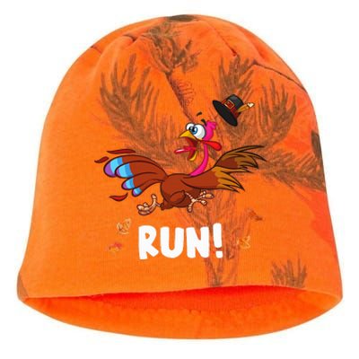 Turkey Run Costume Thanksgiving Running Turkey Trot Kati - Camo Knit Beanie