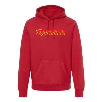 Trump Republican Convention Wrestling Meme Trumpamania Premium Hoodie