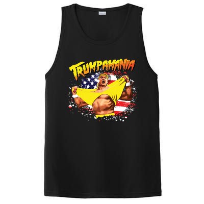 Trump Republican Convention Wrestling Meme Trumpamania PosiCharge Competitor Tank