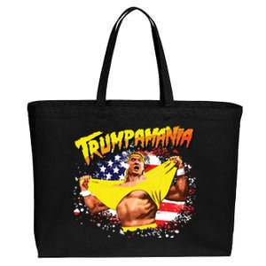 Trump Republican Convention Wrestling Meme Trumpamania Cotton Canvas Jumbo Tote