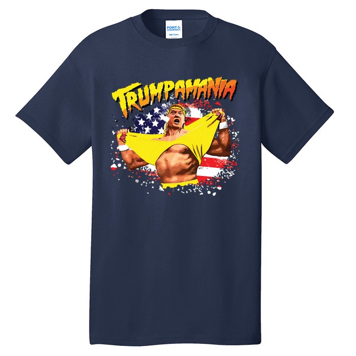 Trump Republican Convention Wrestling Meme Trumpamania Tall T-Shirt