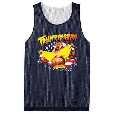 Trump Republican Convention Wrestling Meme Trumpamania Mesh Reversible Basketball Jersey Tank