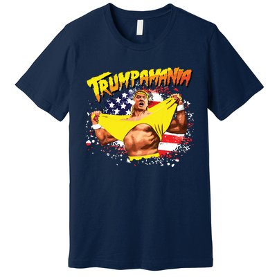 Trump Republican Convention Wrestling Meme Trumpamania Premium T-Shirt