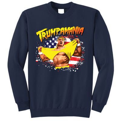 Trump Republican Convention Wrestling Meme Trumpamania Tall Sweatshirt