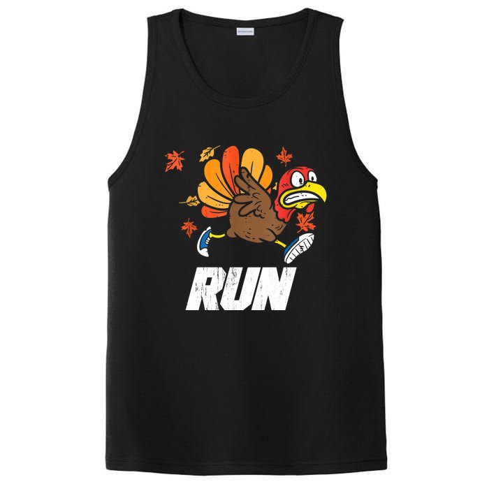 Turkey Run Costume Thanksgiving Running Turkey Trot PosiCharge Competitor Tank