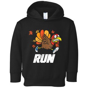 Turkey Run Costume Thanksgiving Running Turkey Trot Toddler Hoodie