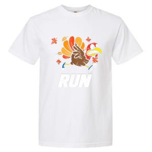 Turkey Run Costume Thanksgiving Running Turkey Trot Garment-Dyed Heavyweight T-Shirt