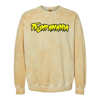 Trump Republican Convention Wrestling Meme Trumpamania Colorblast Crewneck Sweatshirt